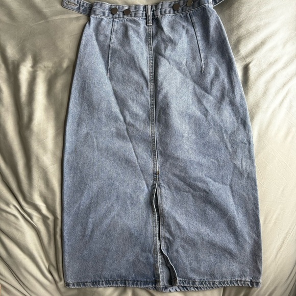 denim midi skirt size 00 - Picture 4 of 5